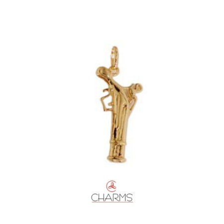 Charms Pistola Cowboy Pendente in Oro
