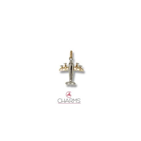 Pendente Charm Aereo in Oro 18 kt