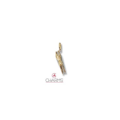 Pendente Charm Surfista in Oro