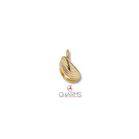Charm Cozza con perla d' Oro