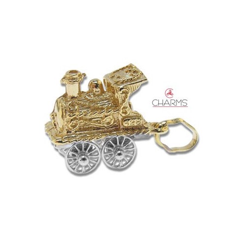 Charm Trenino Vintage in Oro