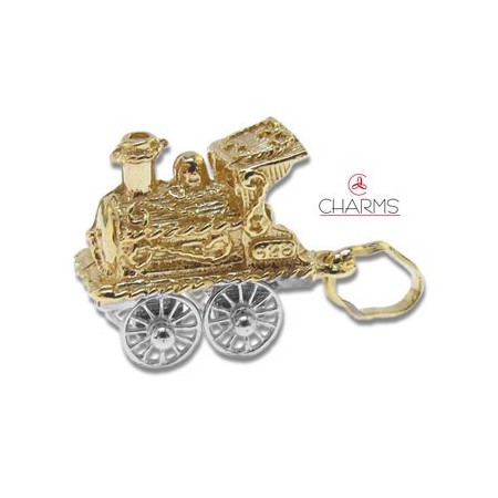 Charm Trenino Vintage in Oro