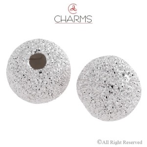 Pallina puntinata da 14 mm con foro passante 