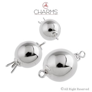 Chiusura a Pallina 10 mm per Collana