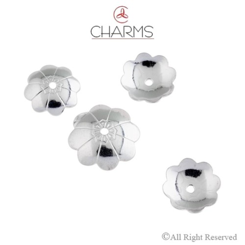 Coppetta lucida a fiore disegnata da 5.00 mm