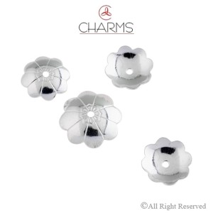 Coppetta lucida a fiore disegnata da 10.00 mm