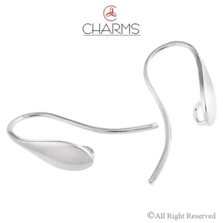 Orecchino saponetta ad amo con anellino