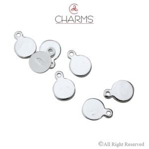 Bollatina  Tonda con anellino e marchio 925