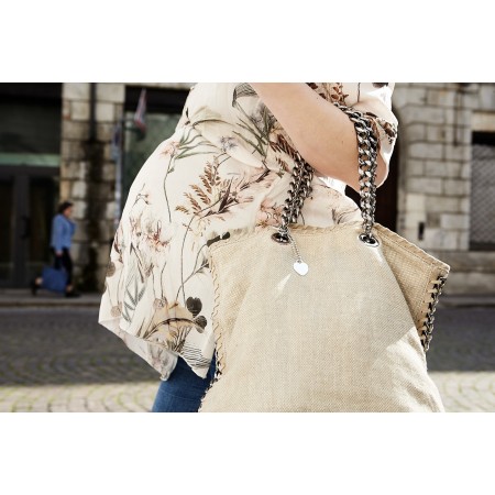 Portachiavi Cuore catenella e anello Brisè