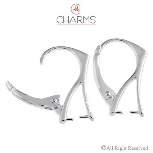 Orecchino a Clip Monachella con doppio perno