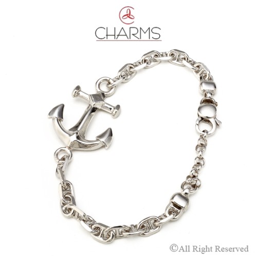 Bracciale Charms Ancora Linea Maschile