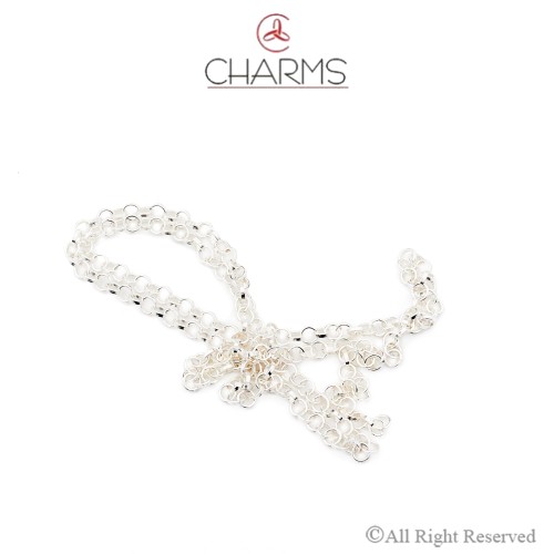 Catena metraggio rolo' piatta da 1.85 mm lucida