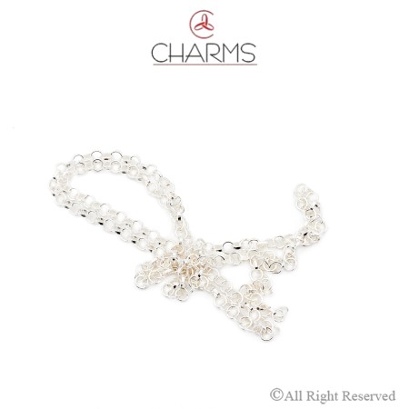 Catena metraggio rolo' piatta da 1.85 mm lucida