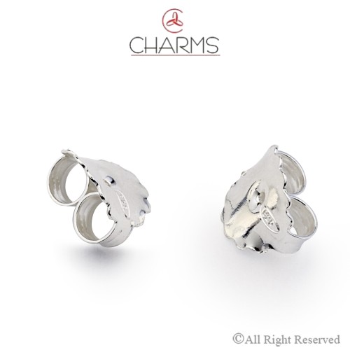 Farfallina grande  foro da 0.90  per perni da orecchino