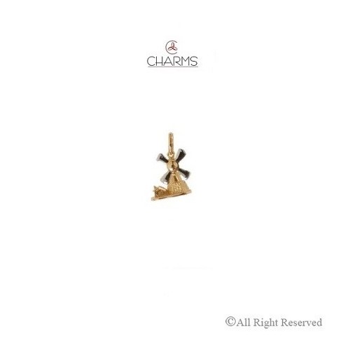 Charms Mulino a Vento Pendente in Oro