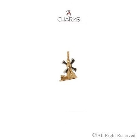 Charms Mulino a Vento Pendente in Oro