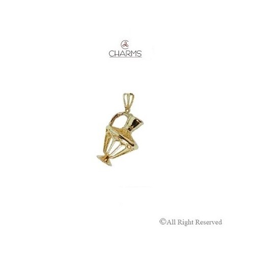 Charm Brocca Greca Pendente in Oro 18 kt