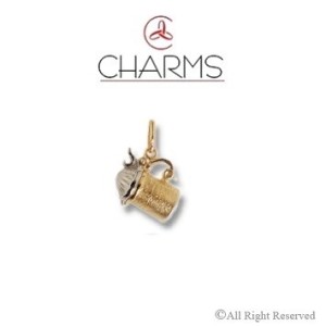 Charms Boccale da Birra in Oro