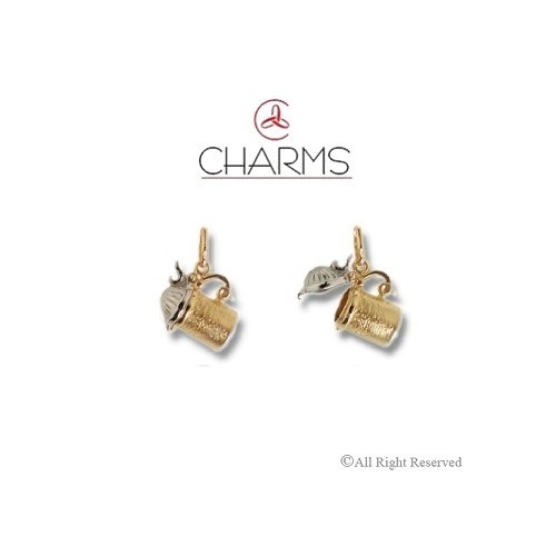 Charms Boccale da Birra in Oro