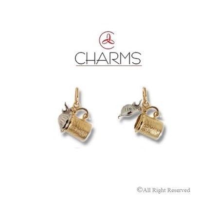 Charms Boccale da Birra in Oro