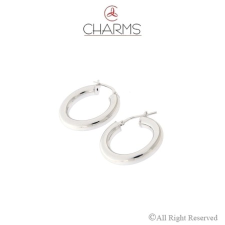 Orecchini Cerchio in Argento da 30.20 mm
