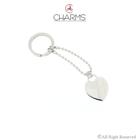 Portachiavi Cuore catenella e anello Brisè