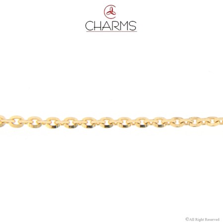 Catenina in oro giallo Brillo
