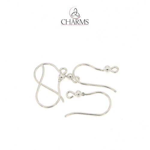 Orecchino ad amo a filo con pallina