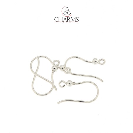 Orecchino ad amo a filo con pallina