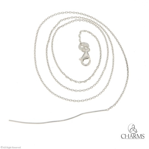 Catenina Forzatina diamantata da 0,70 mm con spillo