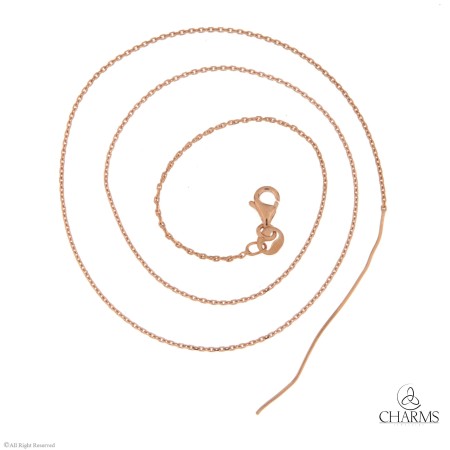 Catenina Forzatina diamantata da 0,70 mm con spillo