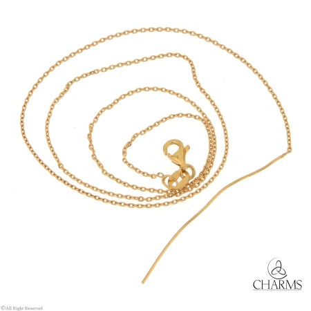 Catenina Forzatina diamantata da 0,70 mm con spillo