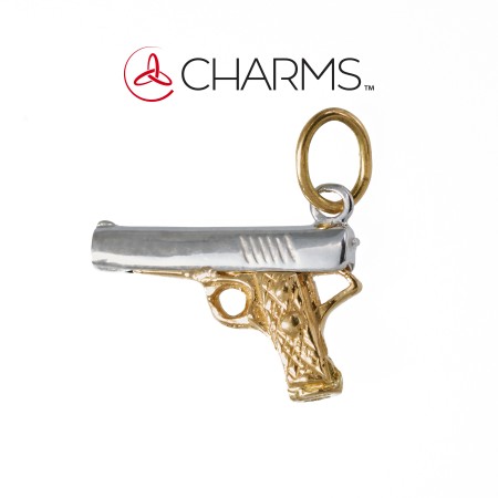 Charm Pistola Beretta in Oro 18 Kt