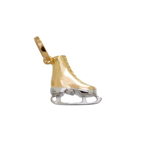 Charm Pattino da Pattinaggio Artistico in Oro