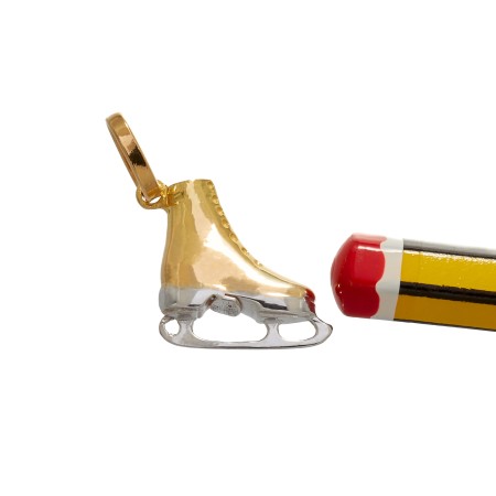 Charm Pattino da Pattinaggio Artistico in Oro