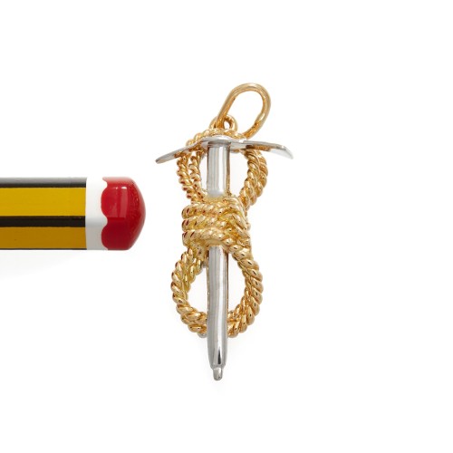 Charm Corda con Piccozza in Oro