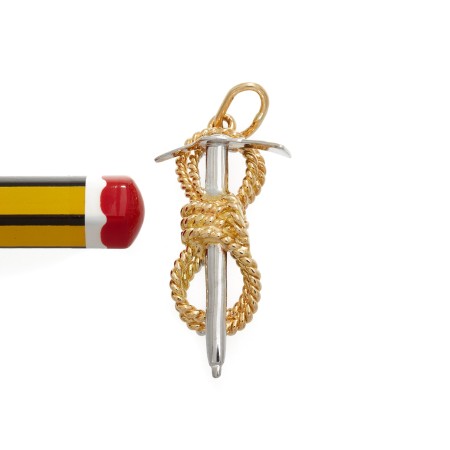 Charm Corda con Piccozza in Oro