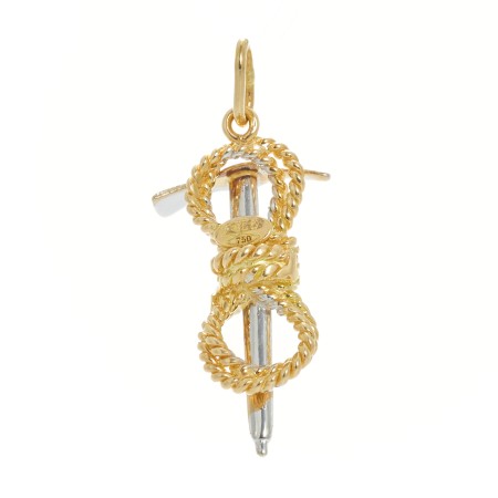 Charm Corda con Piccozza in Oro