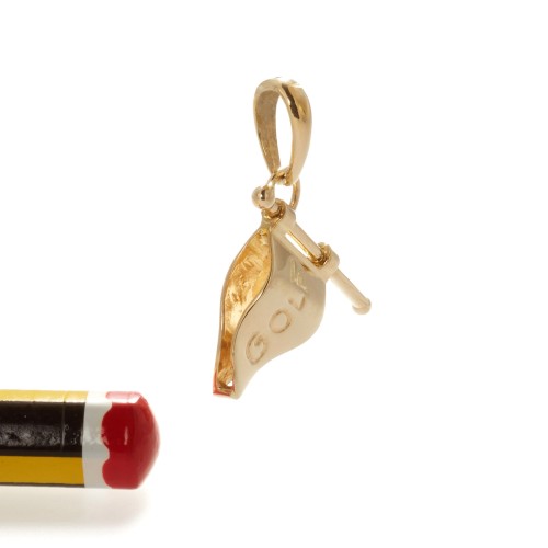 Charm Bandierina da Golf in Oro