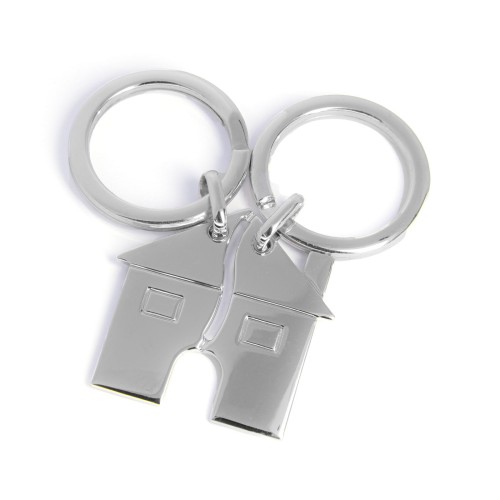 Portachiavi casetta divisibile con doppio brisè rotondo