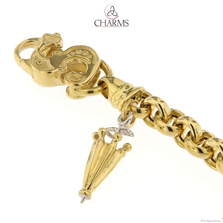 Pendente Charms Ombrello in Oro