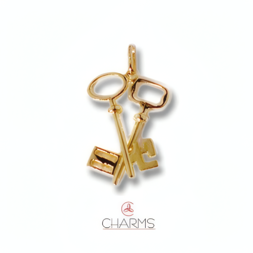 Charm Chiavi in Oro 18 kt