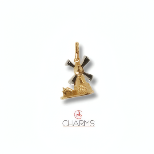 Charms Mulino a Vento Pendente in Oro 18 kt