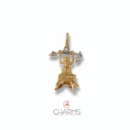 Charm Telefono Vintage anni 50 in oro 18 kt