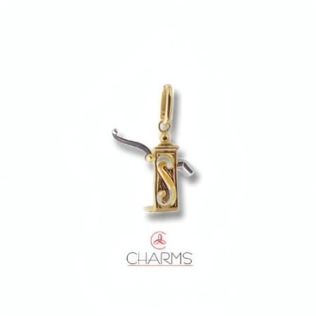 Charm Pompa dell'acqua Pendente in Oro 18 kt