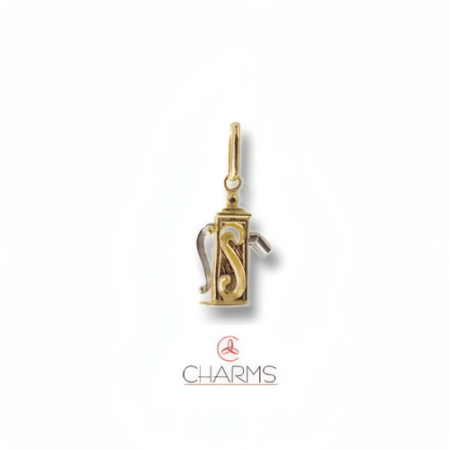 Charm Pompa dell'acqua Pendente in Oro 18 kt