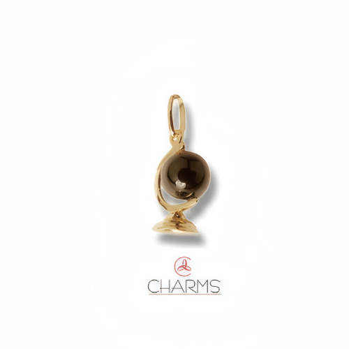 Charms Mappamondo Pendente in Oro 18 kt