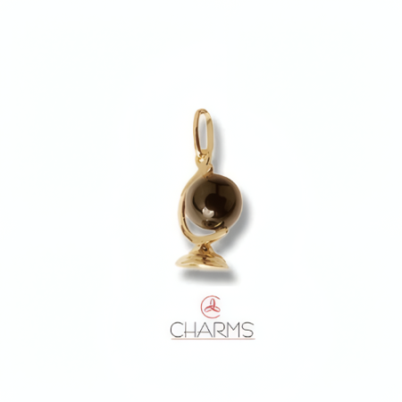 Charms Mappamondo Pendente in Oro 18 kt