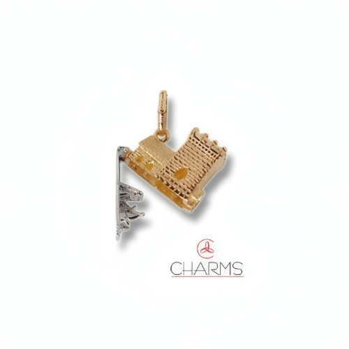 Charm Fortezza Pendente in Oro