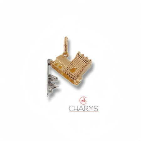 Charm Fortezza Pendente in Oro